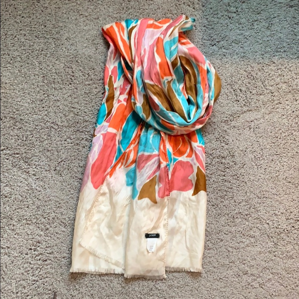 Multi colored scarf